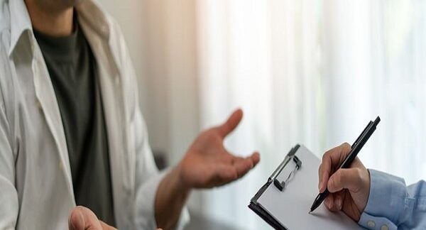 psychologue traitant un patient